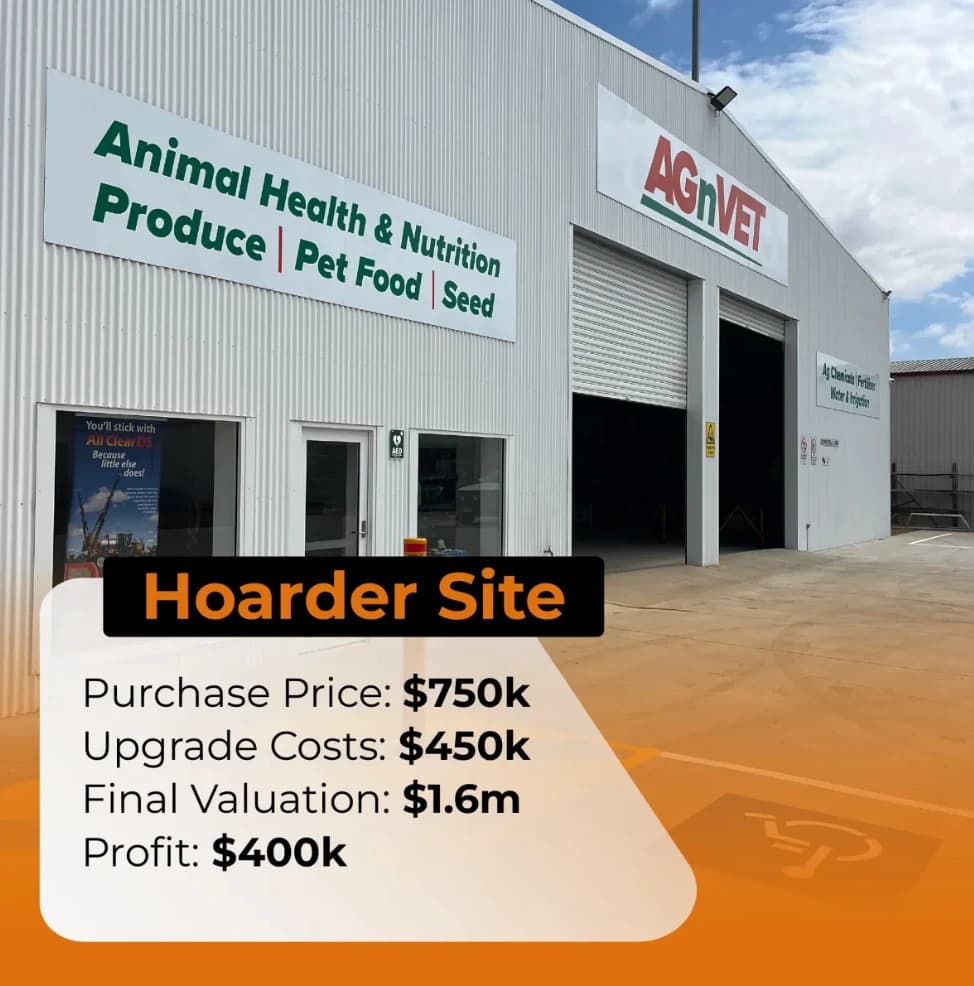 Hoarder Site — $400k profit